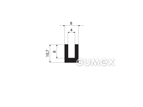 GUMMIPROFILE U-FORM - EPDM